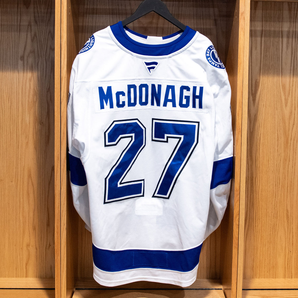 Ryan McDonagh Tampa Bay Lightning Game Worn Jersey 2025-26 White Away Set #1