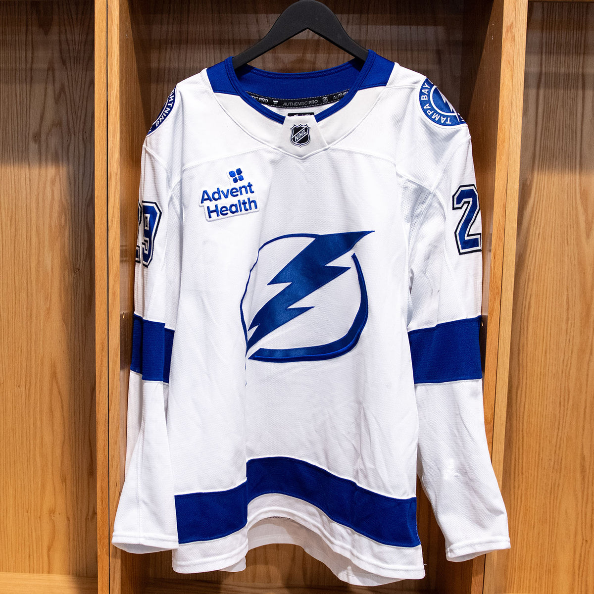 Pontus Holmberg Tampa Bay Lightning Game Worn Jersey 2025-26 White Away Set #1