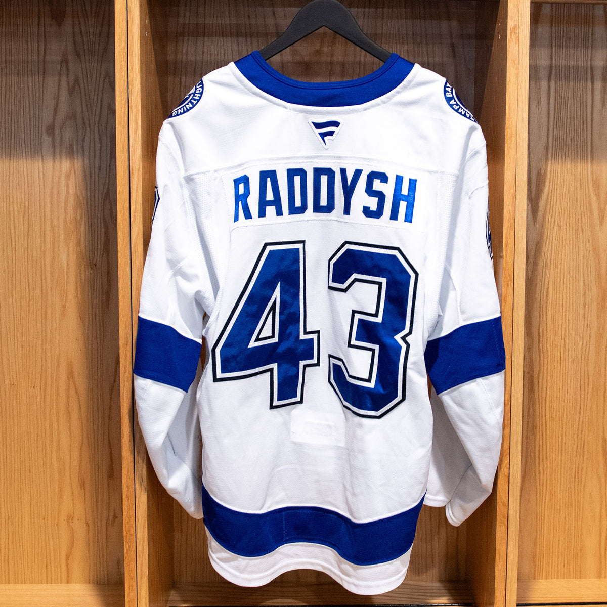 Darren Raddysh Tampa Bay Lightning Game Worn Jersey 2025-26 White Away Set #1