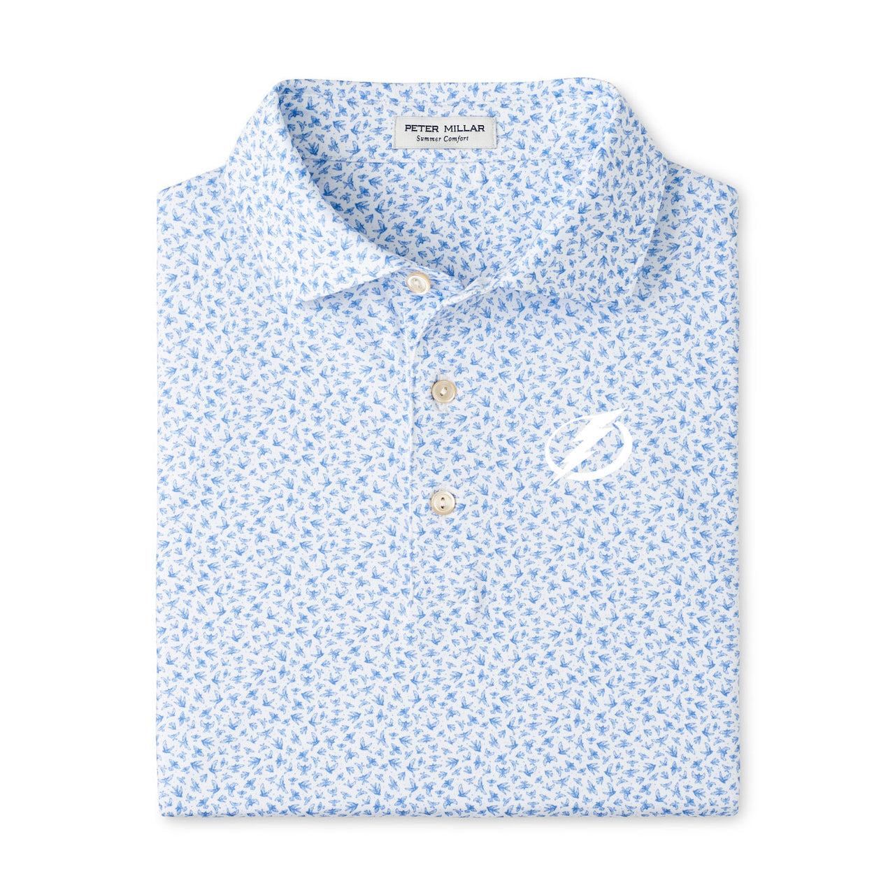 Men's Tampa Bay Lightning Peter Millar Finch Performance Polo