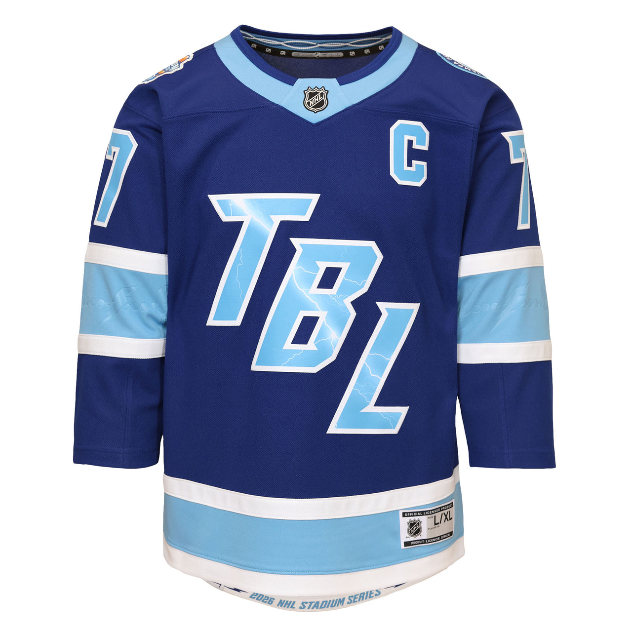 Youth Tampa Bay Lightning 2026 Stadium Series #77 Victor Hedman Jersey